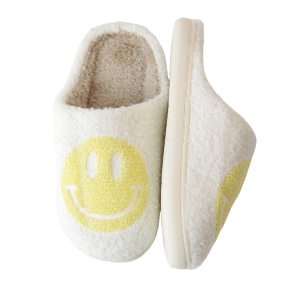 Lemon Smiley Face Slippers - Picture 3 of 3